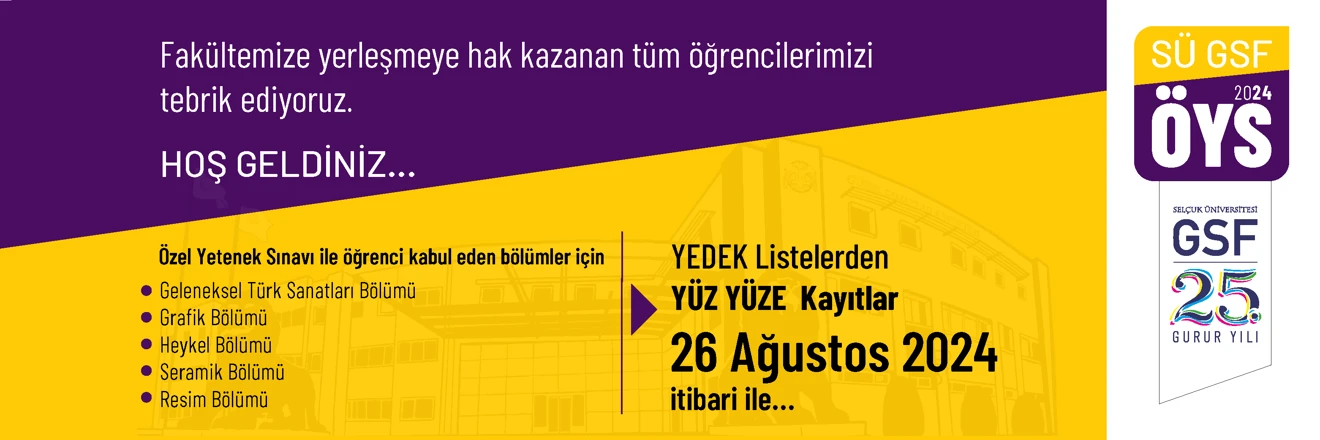 SÜ GSF YEDEK LİSTESİNDEN KAYITLAR